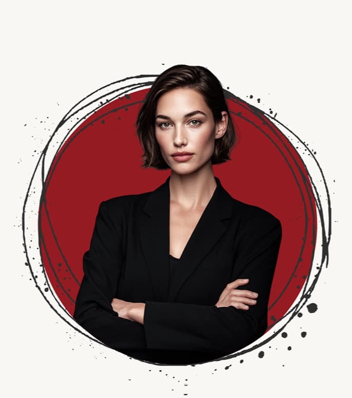 Marketing leader - professional woman in business attire